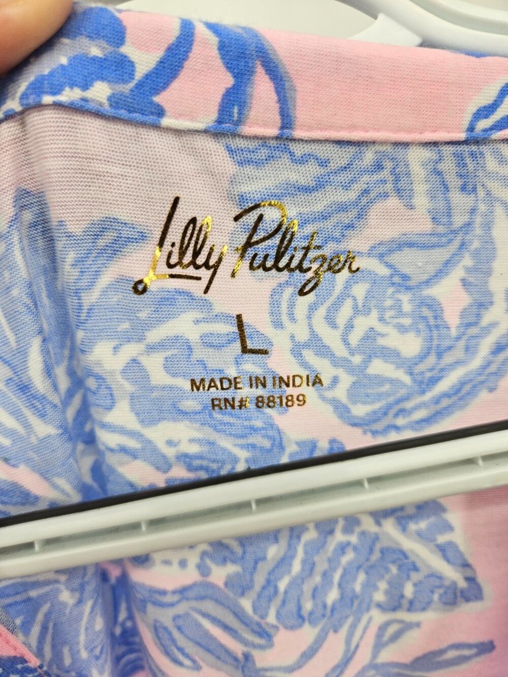 Lilly Pulitzer Riegan Maxi Dress Capri Blue Women's Size L Tiered Preppy Summer - Picture 7 of 14